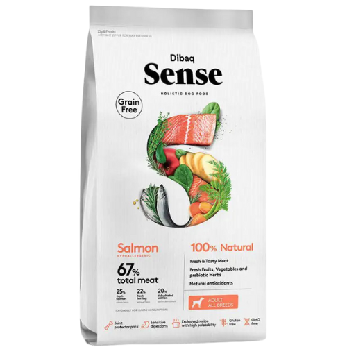 Alimento Dibaq Sense para Perro Adulto sabor Salmón 12kg