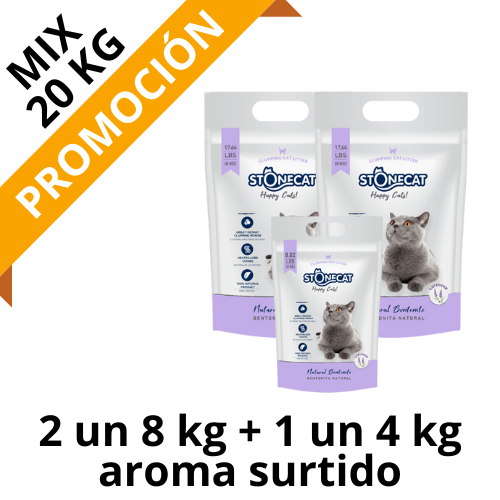 Pack 20 Kg Arena Stonecat Aglutinante