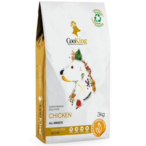 Alimento Cooking para perro Adulto todas las razas sabor Pollo 3 kg