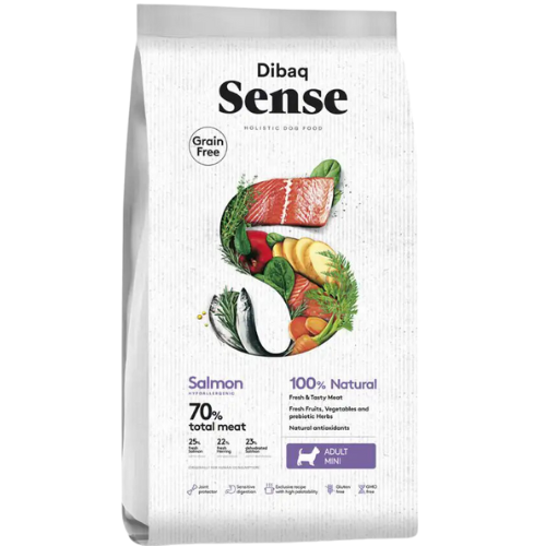 Alimento Dibaq Sense para Perro Adulto Mini sabor Salmón 6 Kg