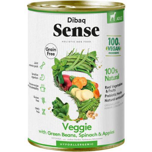 Alimento Húmedo Dibaq Sense para perro Adulto en base a proteína vegetal 380 Gr