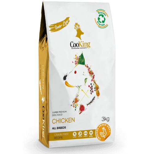 Alimento Cooking perro senior y/o light todas las razas sabor Pollo 12 kg