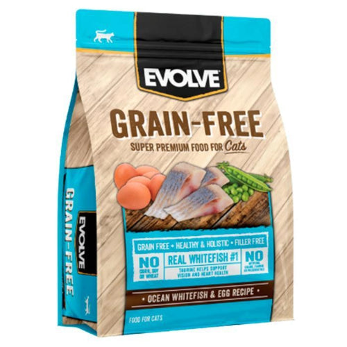 Alimento Evolve para gato multietapa Grain-Free OCEAN Whitefish Egg 1.25 Kg