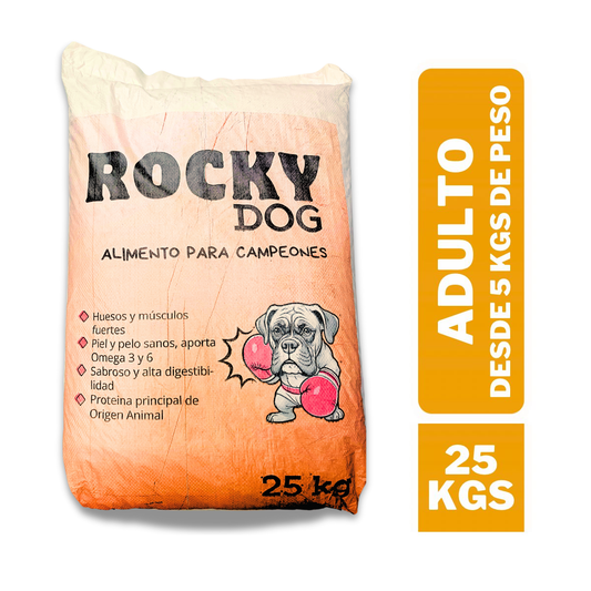 Rocky Dog Alimento de perro Adulto 25 kg