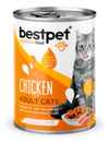 Bestpet Alimento Húmedo Premium Gato TROZOS DE POLLO X 400 g