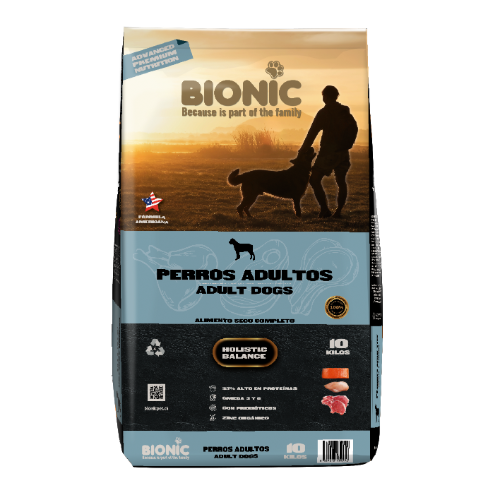 Alimento Bionic para Perro Adulto sabor carne 10kg