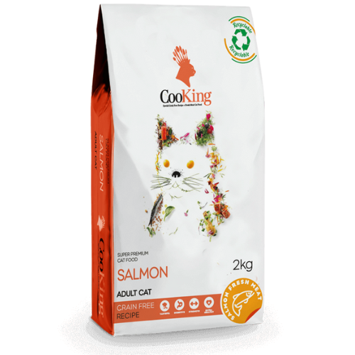 Alimento Cooking para gatos sabor Salmón 8 kg