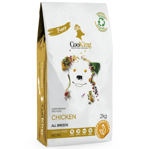 Alimento Cooking para perro cachorro de todas las razas sabor Pollo 2 kg