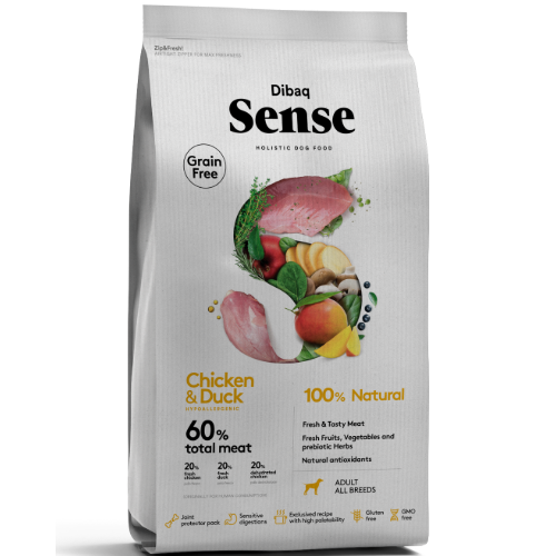 Dibaq Sense Alimento para perro Senior Holistic Pavo y Pato Light 2kg