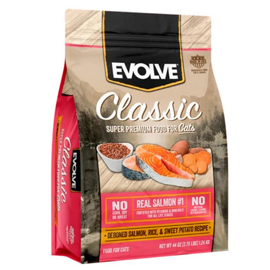 Alimento Evolve para Gato multietapa sabor Salmón, arroz y papa dulce 1.24 Kg