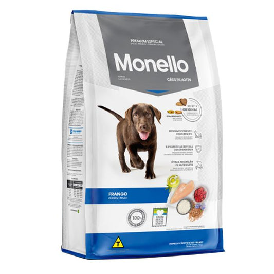 Alimento Monello para Perro Cachorro sabor Pollo 1 Kg