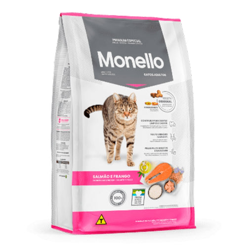 Monello Alimento Gato Adulto Salmón y Pollo 7 Kg