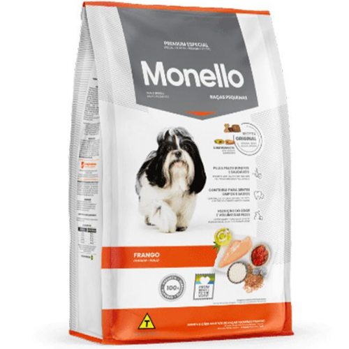 Alimento Monello para Perro razas pequeña sabor Pollo 1 Kg