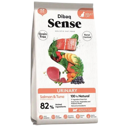 Alimento Dibaq Sense para Gato Adulto "Urinary" (para mantención/prevención) sabor Salmón & Atún 6 Kg
