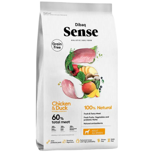 Alimento Dibaq Sense para Perro Adulto sabor Pollo y Pato 2 Kg