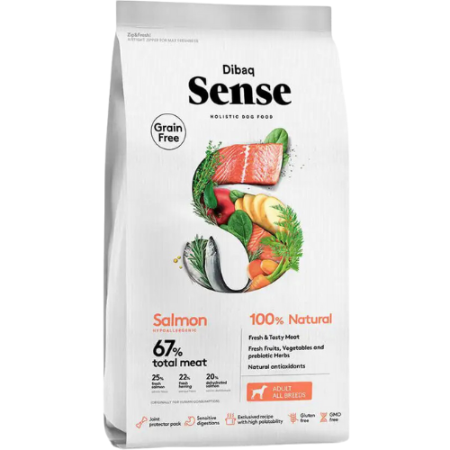 Alimento Dibaq Sense para Perro Adulto de todas las razas sabor Salmón 2 Kg